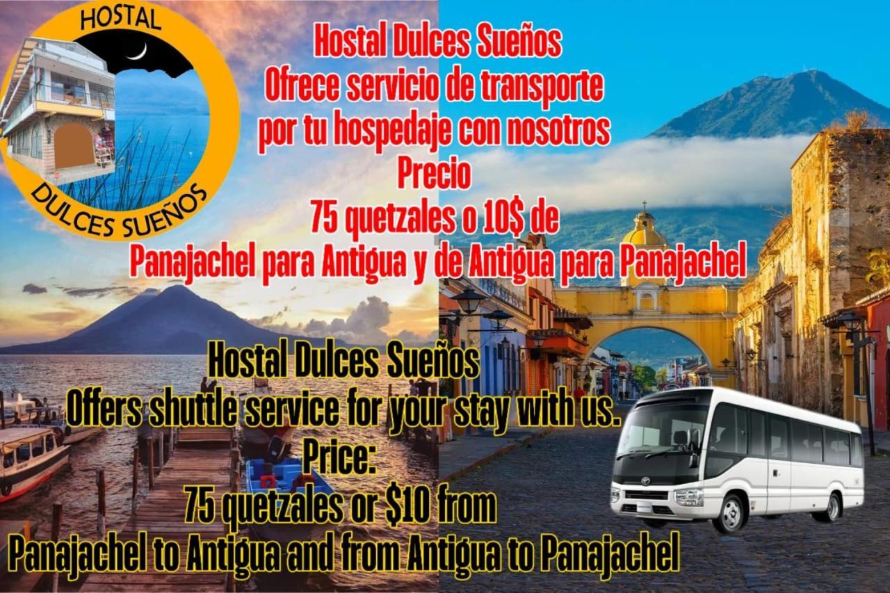 Hostal Dulces Suenos Panajachel Bagian luar foto
